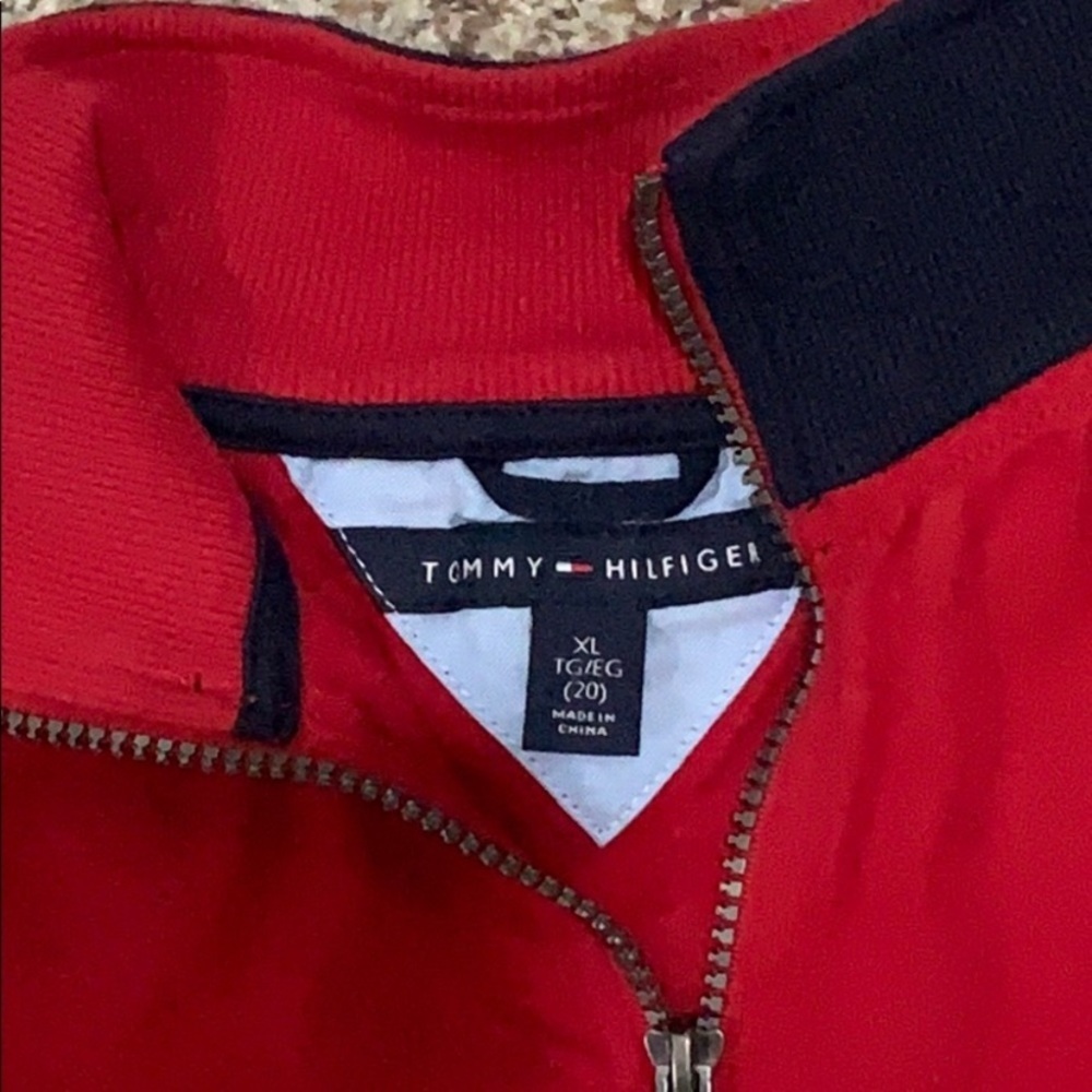 Lot of two Tommy Hilfiger 1/4 zip big boy sweatshirt size XL 20 - Picture 4 of 10